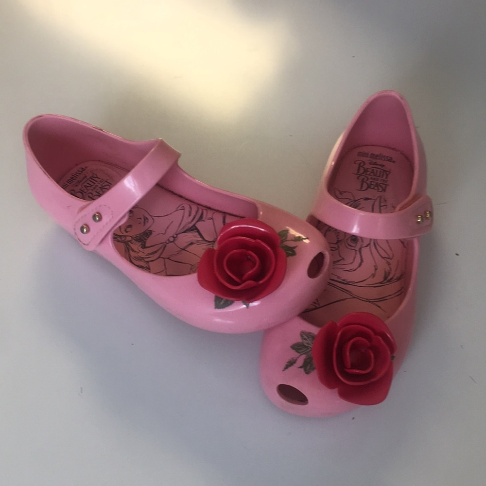 Size 10 mini Melissa Beauty and the Beast